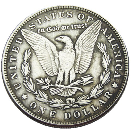 HOBO US Morgan Dollar Silver Plated Dollar skull zombie skeleton Copy Coin Type125