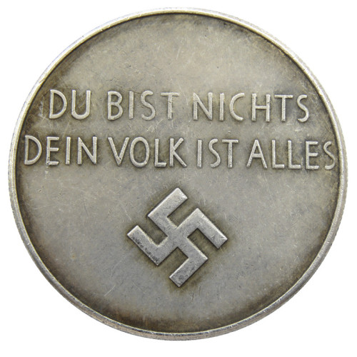 German WW2 5 Mark Commemorative Silver Plated/Gold Plated Coin Copy Type34
