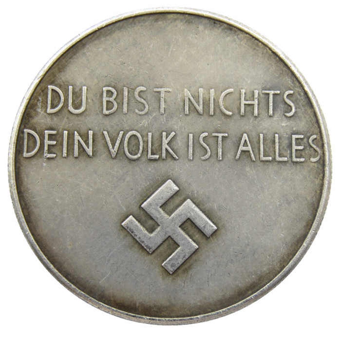 German WW2 5 Mark Commemorative Silver Plated/Gold Plated Coin Copy Type34