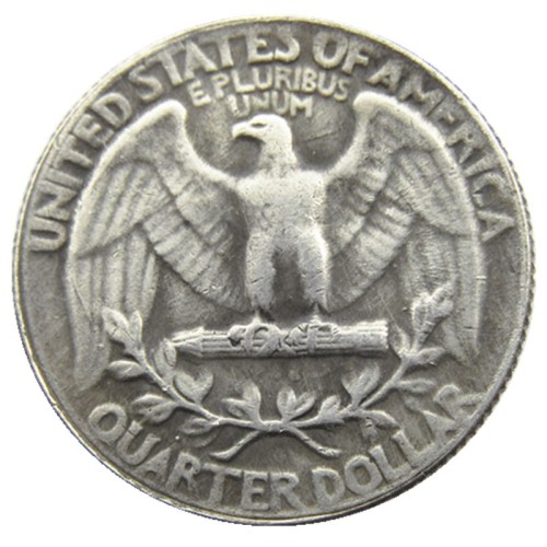 W(06)Hobo Creative 1936 Washington Quarter Dollars skull zombie skeleton hand carved Copy Coins