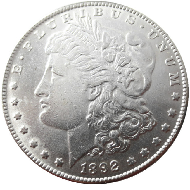 90% Silver US 1892CC Morgan Dollar Silver Copy Coin