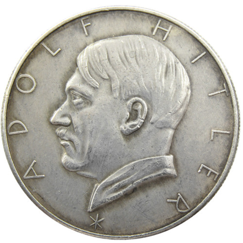 German WW2 5 Mark Commemorative Silver Plated/Gold Plated Coin Copy Type34