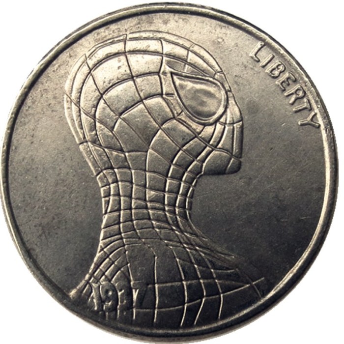 Hobo Nickel US 1937-D 3-Legged Buffalo Cent Nickel Rare Creative Funny Copy Coin Type 07