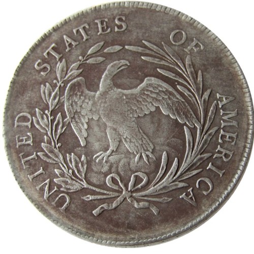 90% Silver US 1796 Liberty Dollar Silver Plated Copy Coin