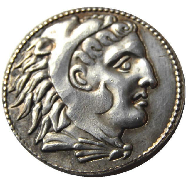 G(37)Ancient Greek Silver Plated Copy Coin