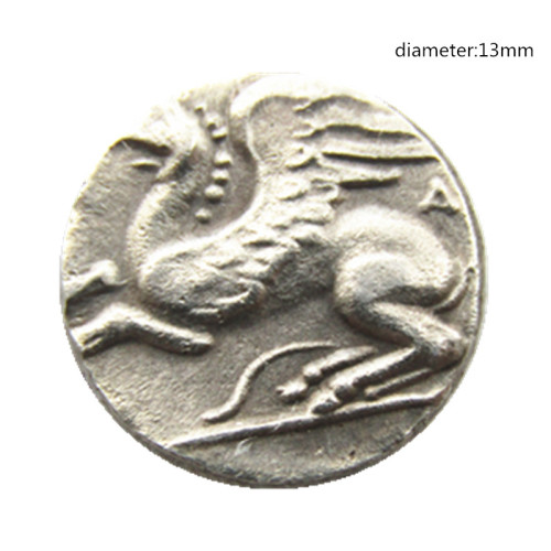 G(52)Ancient Greek Silver Plated Copy Coin
