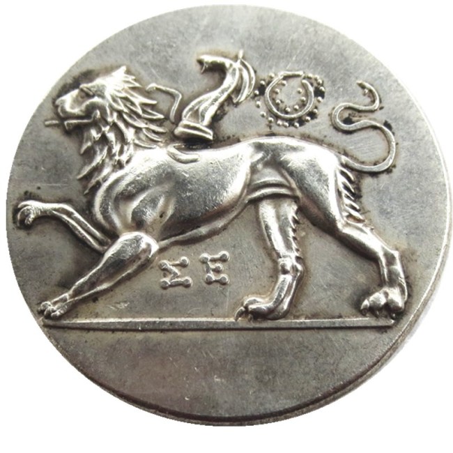 G(29)Ancient Greek Silver Plated Copy Coin