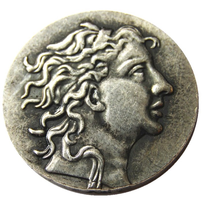 G(39)Ancient Greek Silver Plated Copy Coin