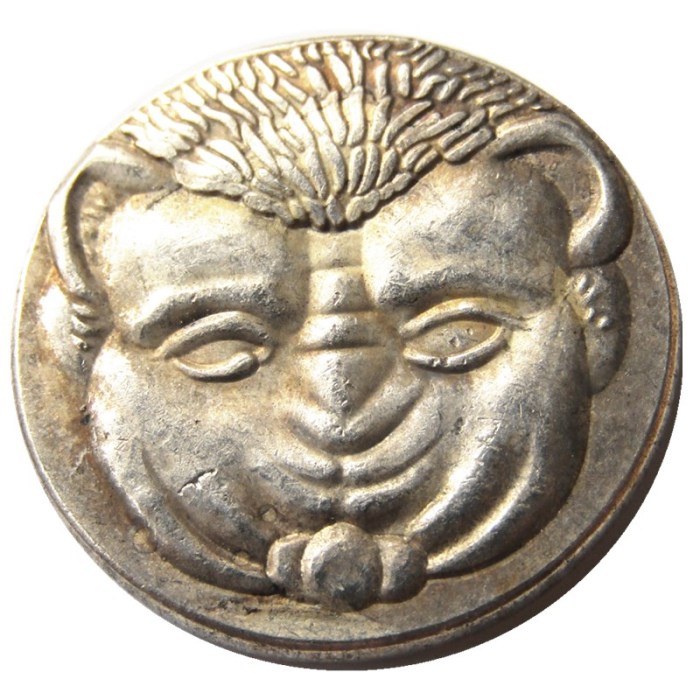 G(32)Ancient Greek Silver Plated Copy Coin
