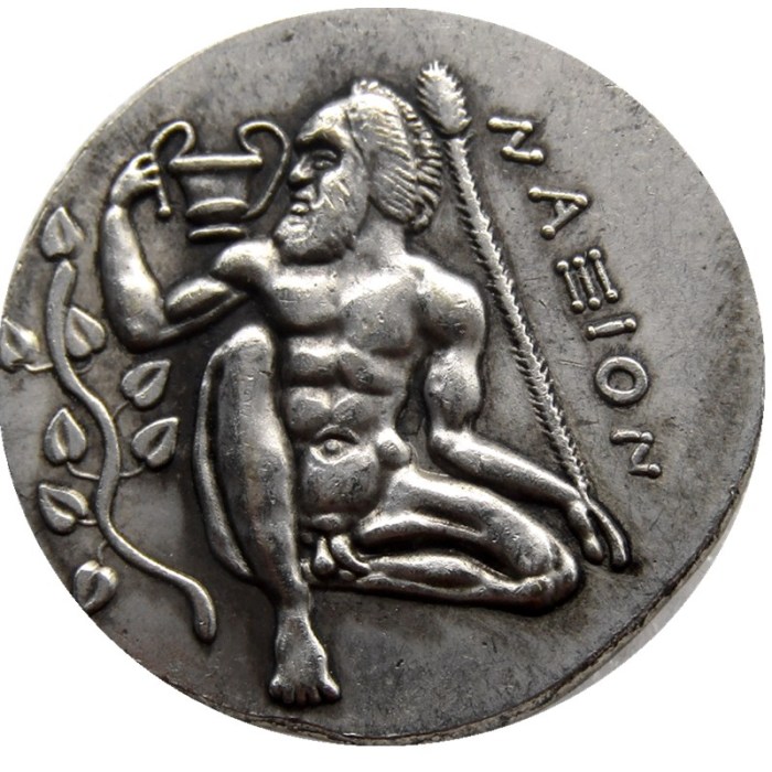 G(09)Rare Ancient Greek Coin -415 Tetradrachm Silver Plated Copy Coins