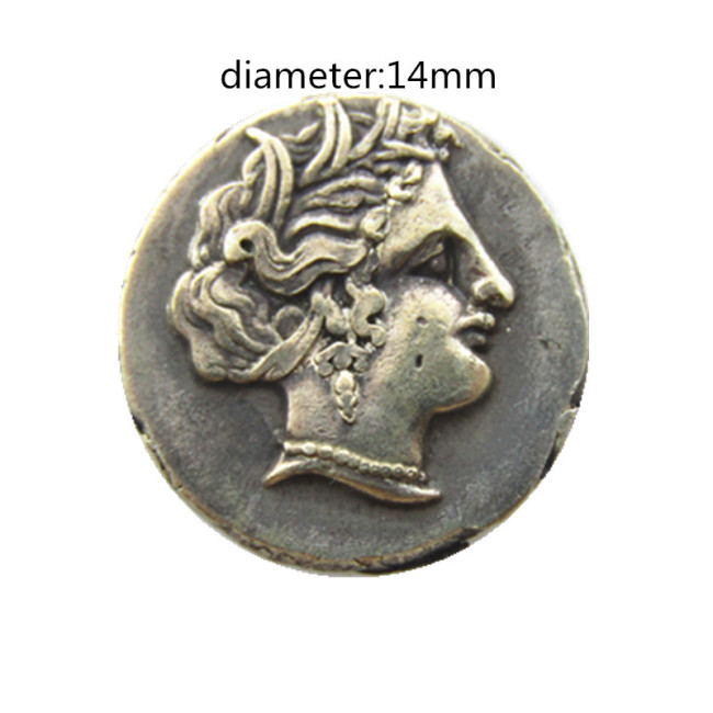 G(64)Ancient Greek Silver Plated Copy Coin