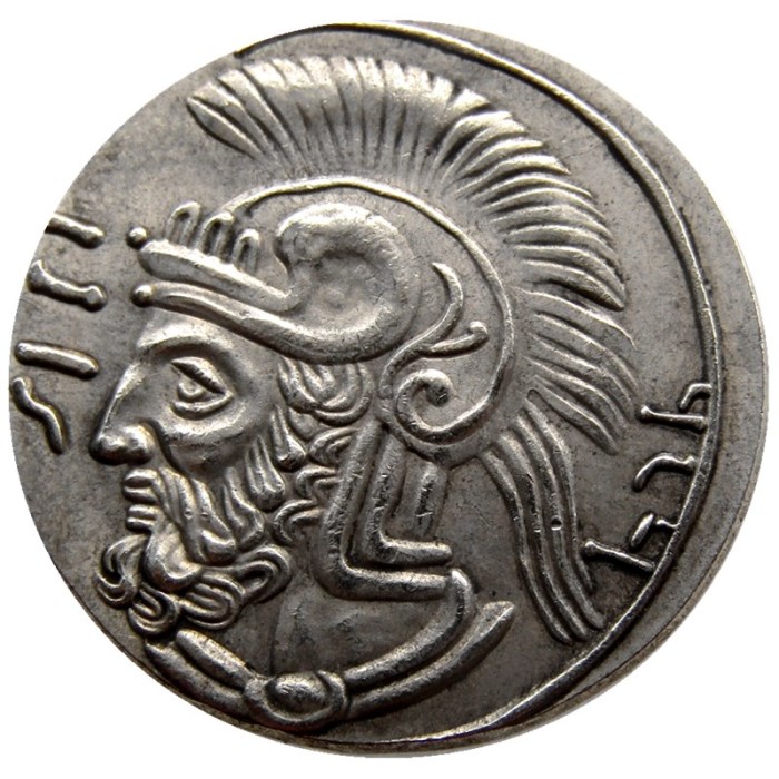 G(08)Tarsus Pharnabazos Satrap of Cilicia 380-3743 BC Silver Plated copy coin