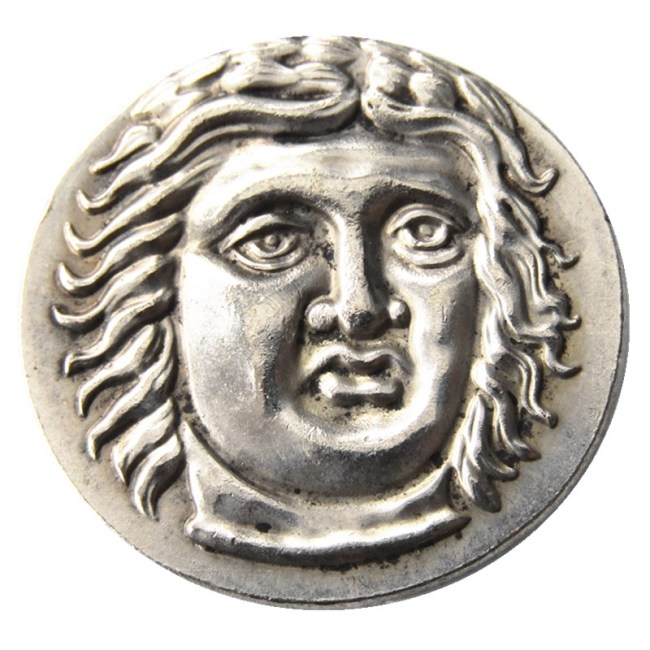 G(23)Ancient Greek Silver Plated Copy Coin