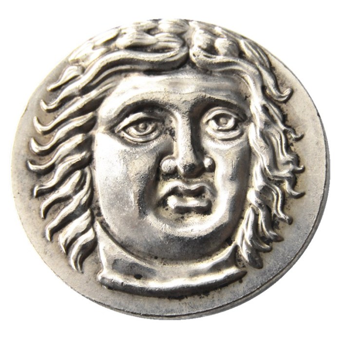 G(23)Ancient Greek Silver Plated Copy Coin