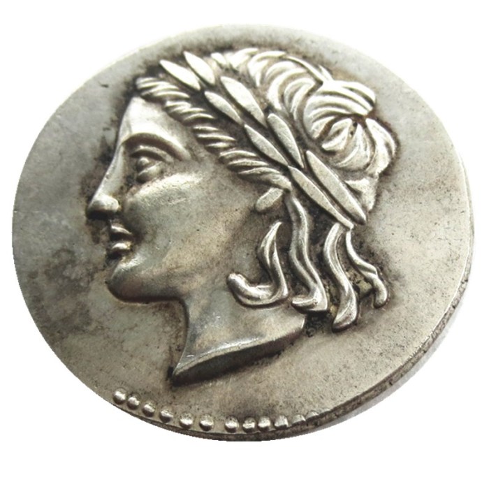G(26)Ancient Greek Silver Plated Copy Coin