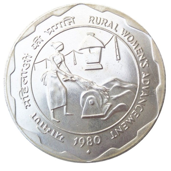 Indian 1980 100 Rupees Silver Plated Copy Coins