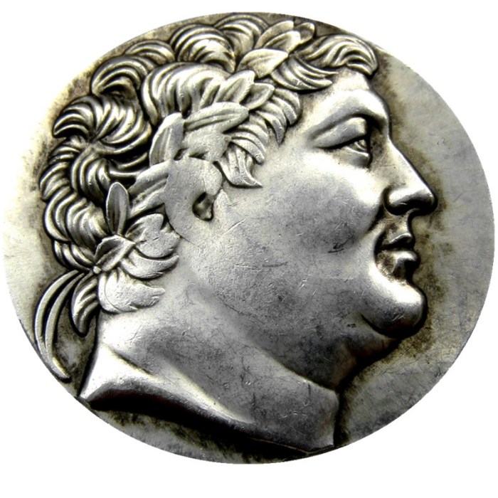 G(17) Superb Ancient Greek Silver Tetradrachm Coin of King Attalos of Pergamon - 241BC Silver Plated Copy Coins