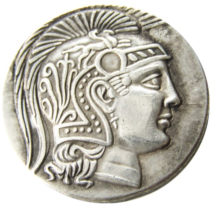 G(42)Ancient Greek Silver Plated Copy Coin