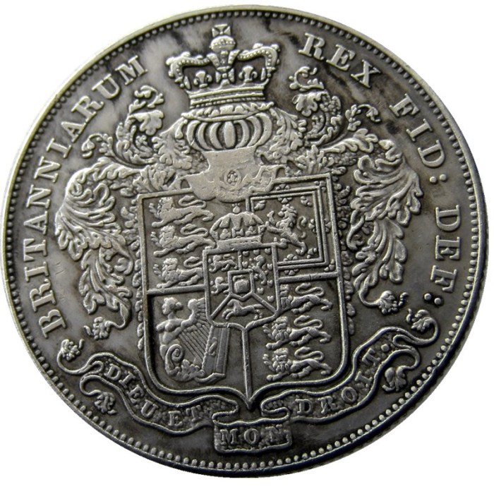 UF(06) Great Britain 1824 George IV Half Crown Copy Coin