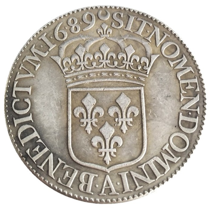 France 1 Ecu - Louis XIV 1689 Copy Coins