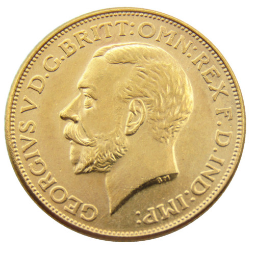 United Kingdom 1919 1 Sovereign Gold Plated Copy Coins