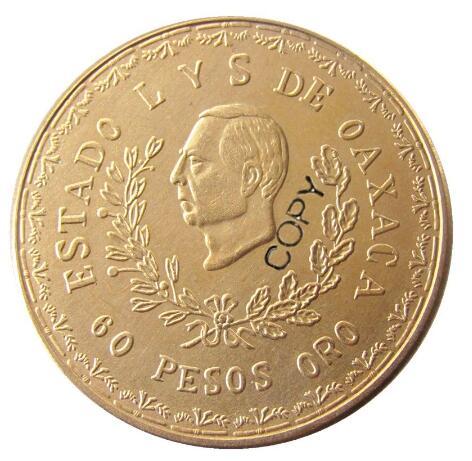 Mexico 60 PEOSO 1916 Gold Plated Copy Coin