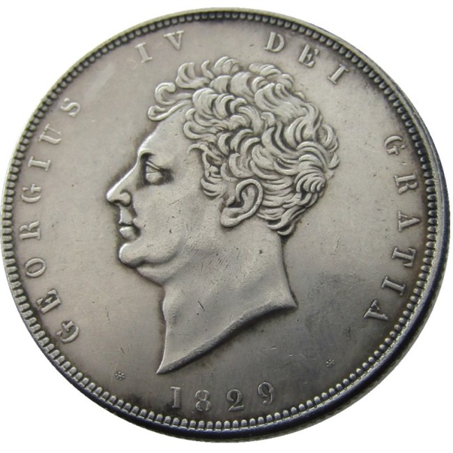 UF(09) Great Britain 1829 George IV Half Crown Copy Coin