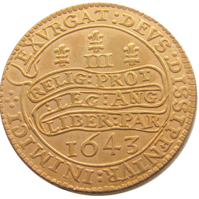 UK Medal 1643 United Kingdom - King Charles I of England (1600-1649) Gold-Plated Coins