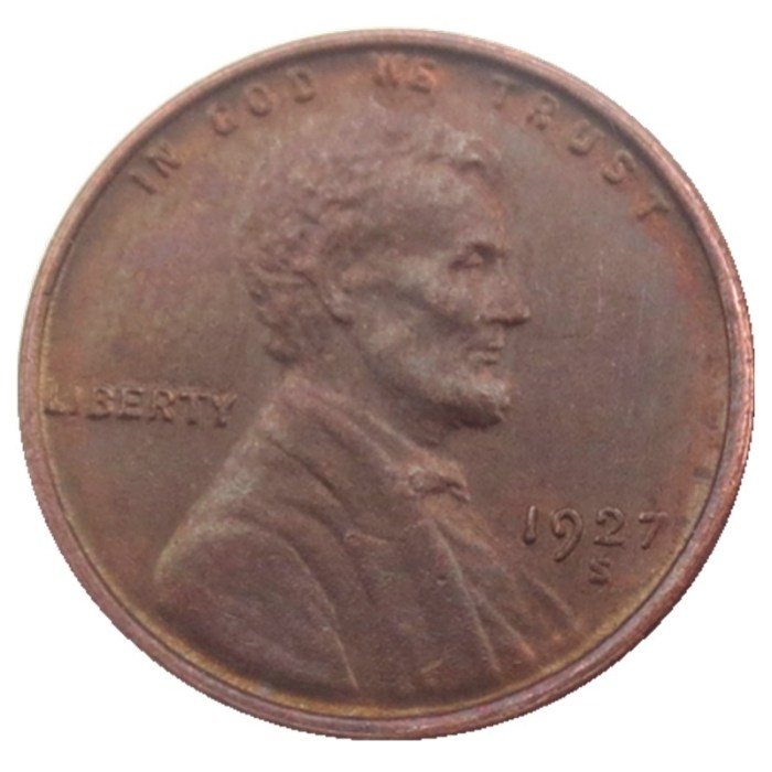 US 1927-P-S-D Lincoln Penny Cent 100% Copper Copy Coin