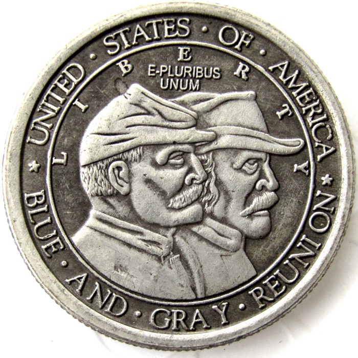 USA 1936 Battle Commemorative Half Dollars Silver Plated Copy Coins
