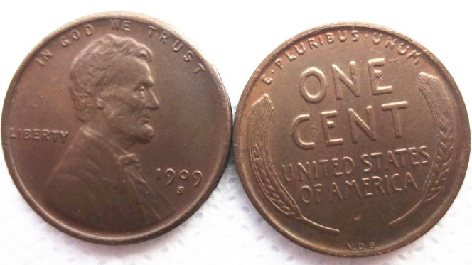 US 1909P/S/VDB/SVDB/1943P/S/D 28pcs/lot Lincoln Penny Cent 100% Copper Copy Coin(3.1-3.11g)