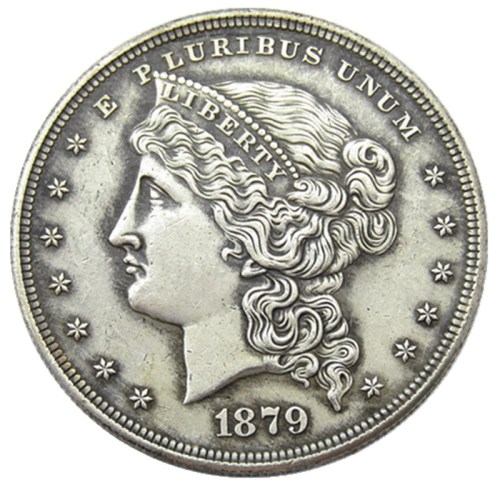 USA 1879 Metric Dollar Patterns Silver Plated Copy Coin