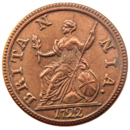 UK 1722 Browsing British Coins of George I,very rare copy coin