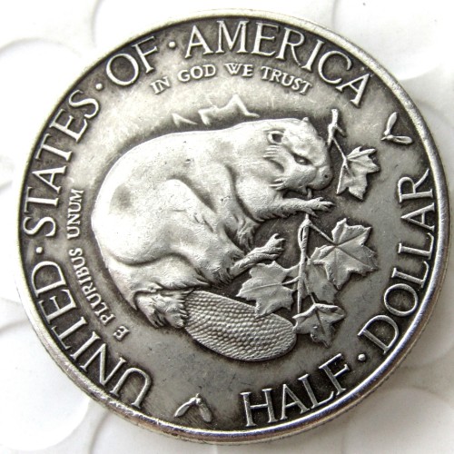 USA 1936 Albany Commemorative Half Dollars Silver Plated Copy Coins