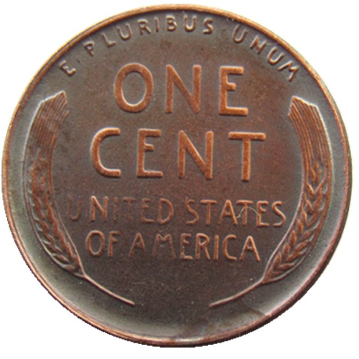 US 1955 Double Lincoln Penny Cent 100% Copper Copy Coin
