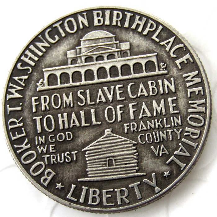 US 1946 Booker Commemorative Half Dollars Silver Plated Copy Coins