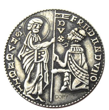Italy 1 Ducato - Giovanni Dandolo Republic of Venice Silver Plated Copy Coin(30mm)