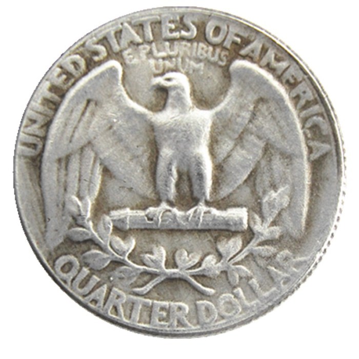 US Coins 1942P/S/D Washington Quarter Dollar Silver Plated Copy Coin