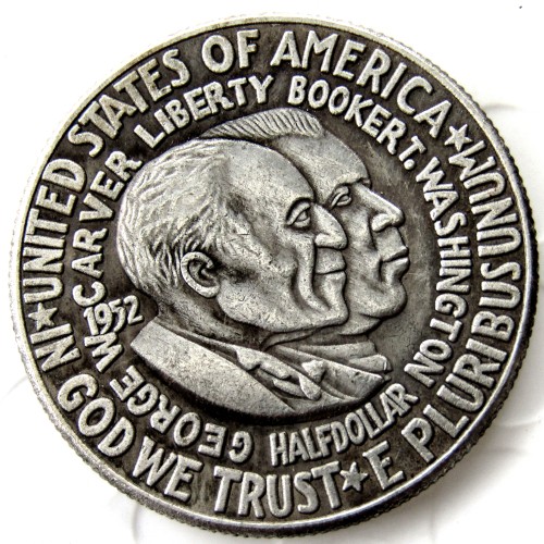 US 1952 Washington Commemorative Half Dollars Silver Plated Copy Coins