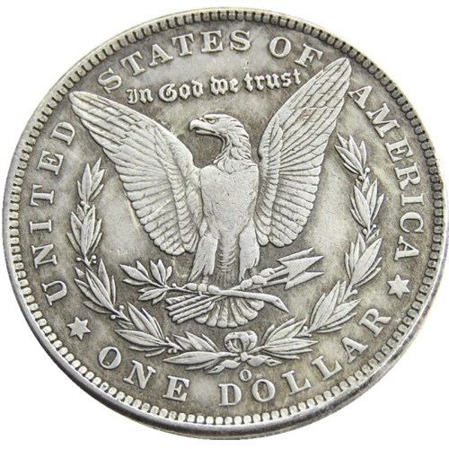 US 1898O Morgan Dollar Silver Plated Copy Coin