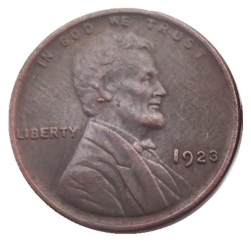 US 1923-P-S-D Lincoln Penny Cent 100% Copper Copy Coin