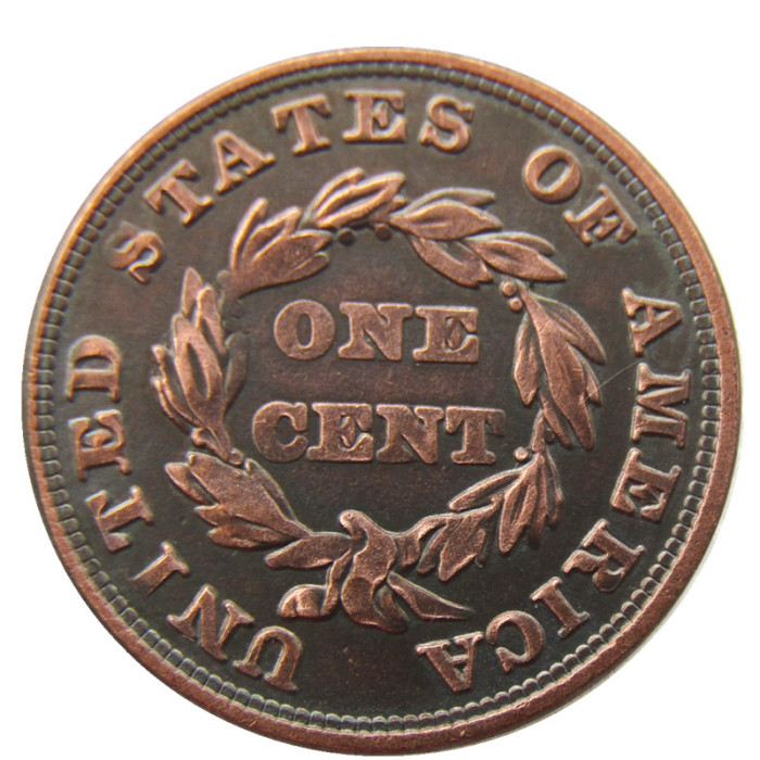 US 1858 New Flying Eagle Cent 100% Copper Copy Coin