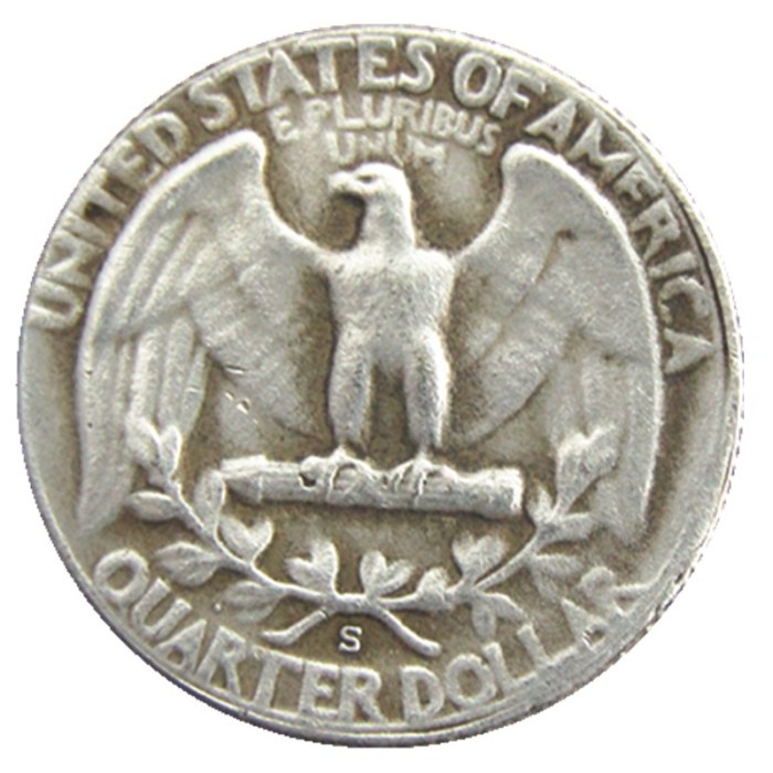 US Coins 1944P/S/D Washington Quarter Dollar Silver Plated Copy Coin