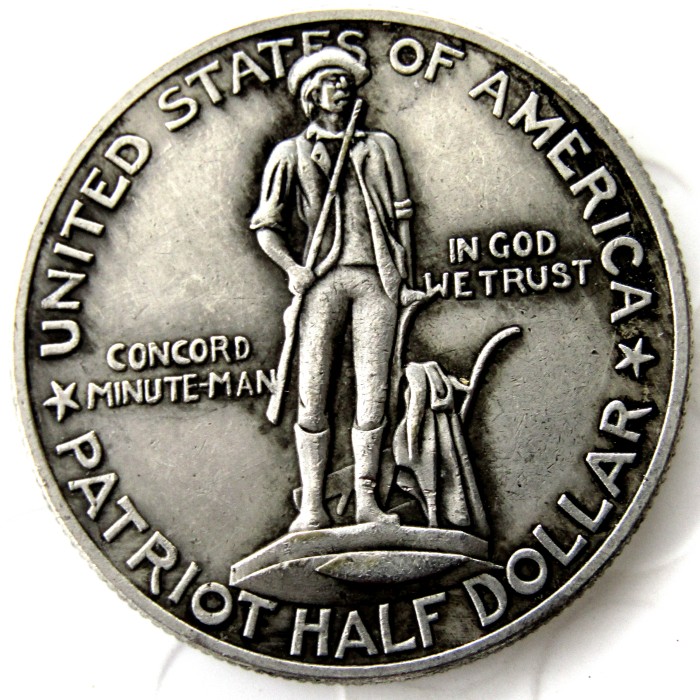 USA 1925 U.S. Lexington Half Dollar Commemorative Silver Plated Copy Coin