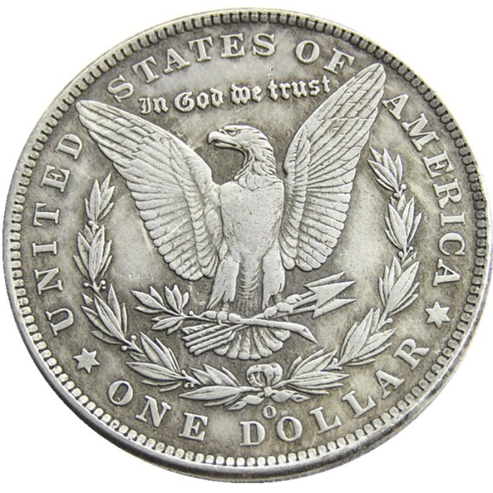 US 1900O Morgan Dollar Silver Plated Copy Coin
