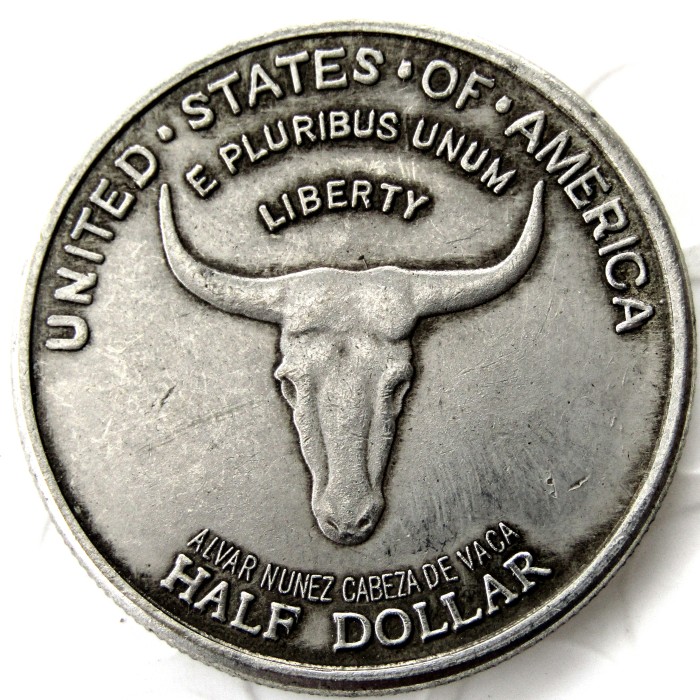 USA 1935 Old Spanish Trail Commemorative Half Dollars Silver Plated Copy Coins