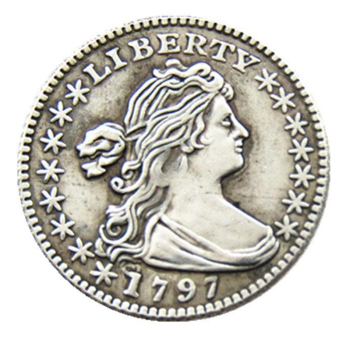 USA 1797 Draped Bust 5C Copy Coins