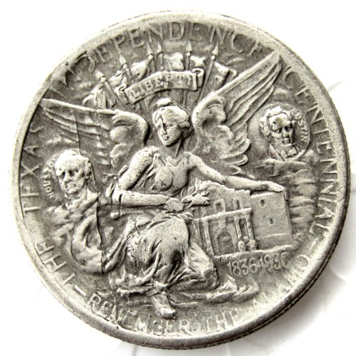 USA 1937 Texas Commemorative Half Dollars Silver Plated Copy Coins