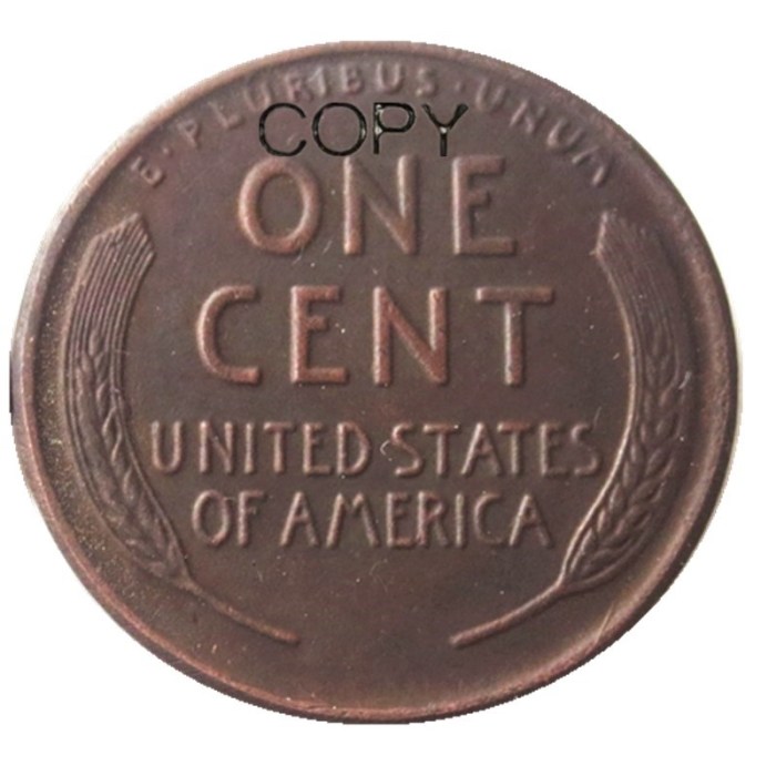 US 1938-P-S-D Lincoln Penny Cent 100% Copper Copy Coin
