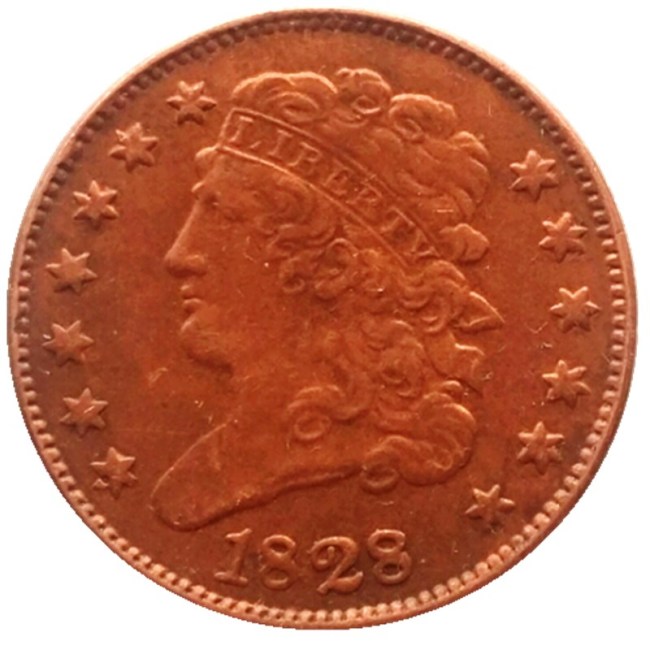 US Classic Head Half cents 1828 100% Copper Copy Coins